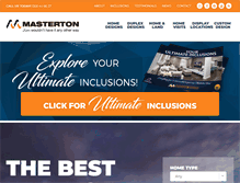 Tablet Screenshot of masterton.com.au